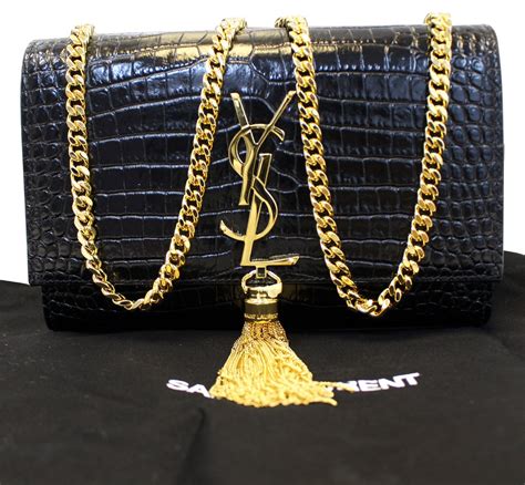 croc ysl bag|ysl black crocodile bag.